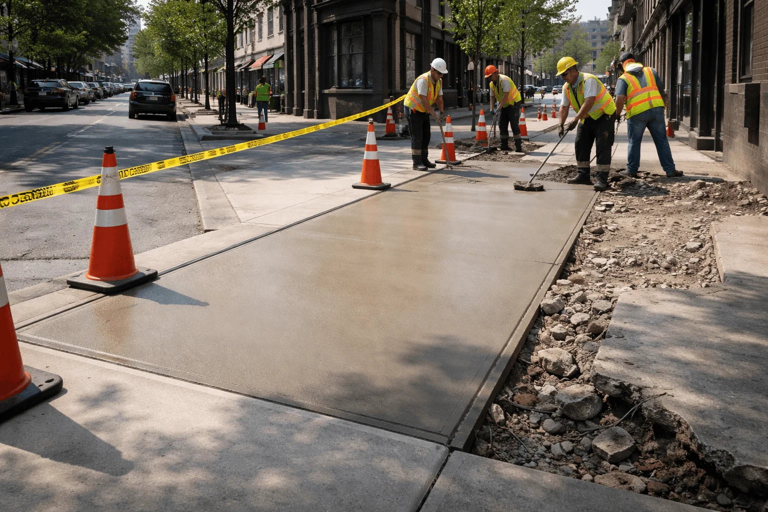 DOT Sidewalk Violation Removal